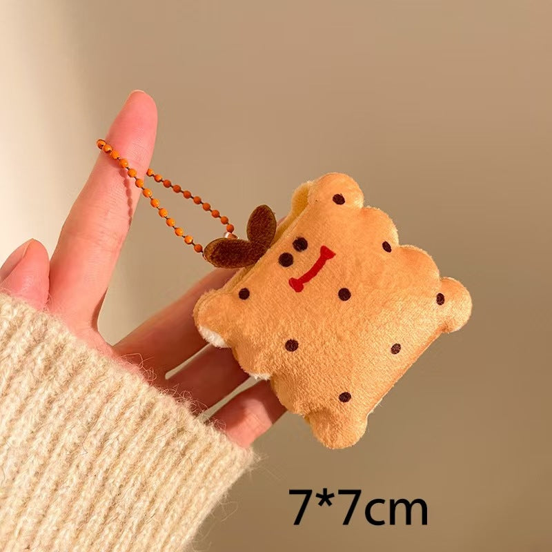 Wholesale Creative Food Plush Doll Pendant Girl Backpack Pendant Keychain Pendant Doll Small Gift Event Stall